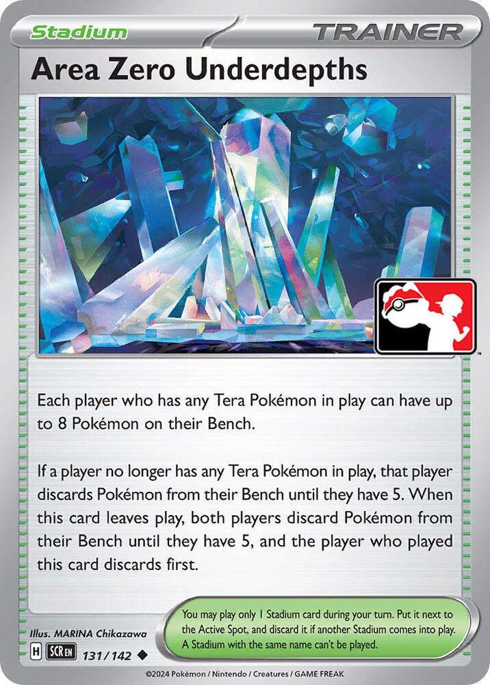 Stellar Crown Area Zero Underdepths [Prize-Pack] Pokémon card